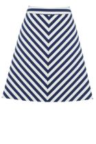 Oasis Stripe A-line Skirt