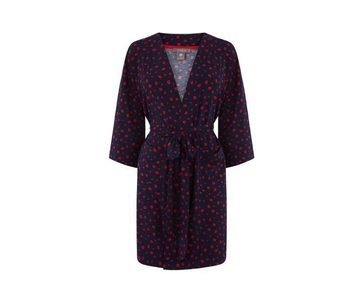 Oasis Lip Print Robe