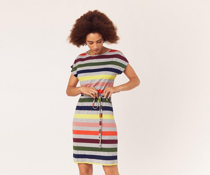 Oasis Stripe Tee Dress