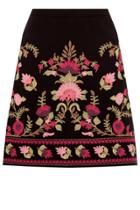 Oasis Floral Embroidered Skirt