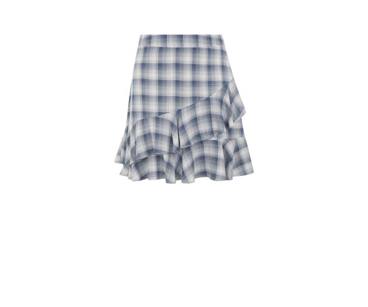 Oasis Check Tier Mini Skirt