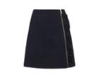 Oasis Zip Ruffle Skirt