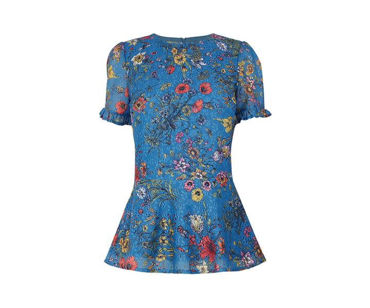 Oasis Azelia Peplum Top