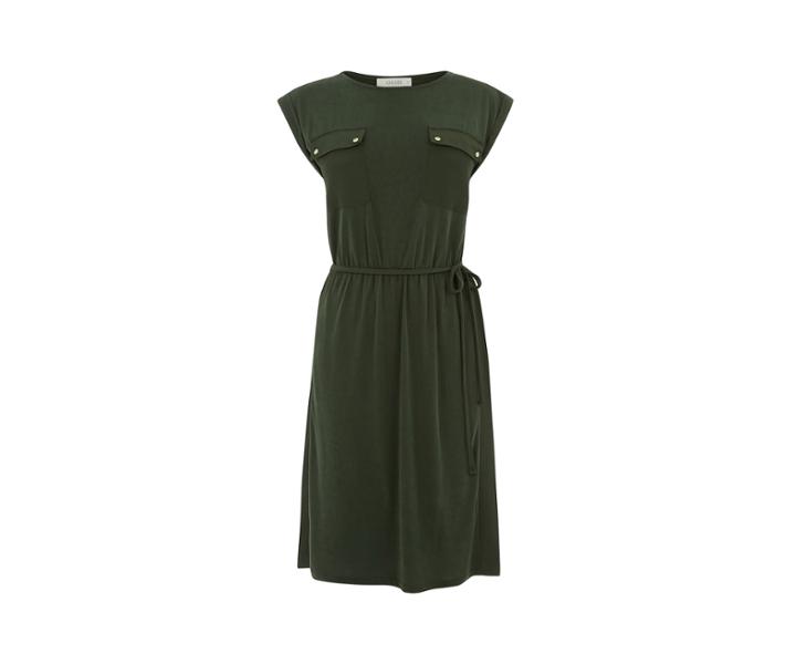 Oasis Cupro Utility Dress