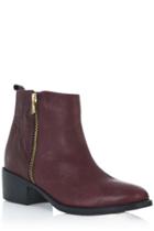 Oasis Zip Side Ankle Boots