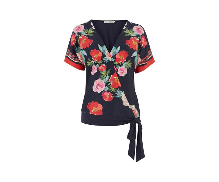 Oasis Pandora Scarf Woven Top