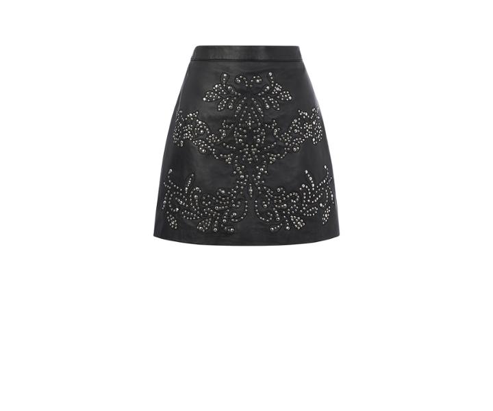 Oasis Studded Leather Mini