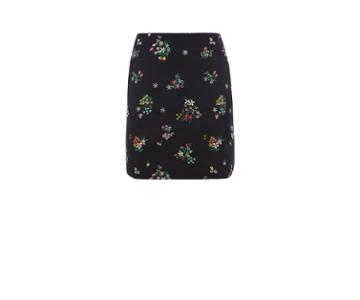 Oasis Floral Embroidered Mini Skirt