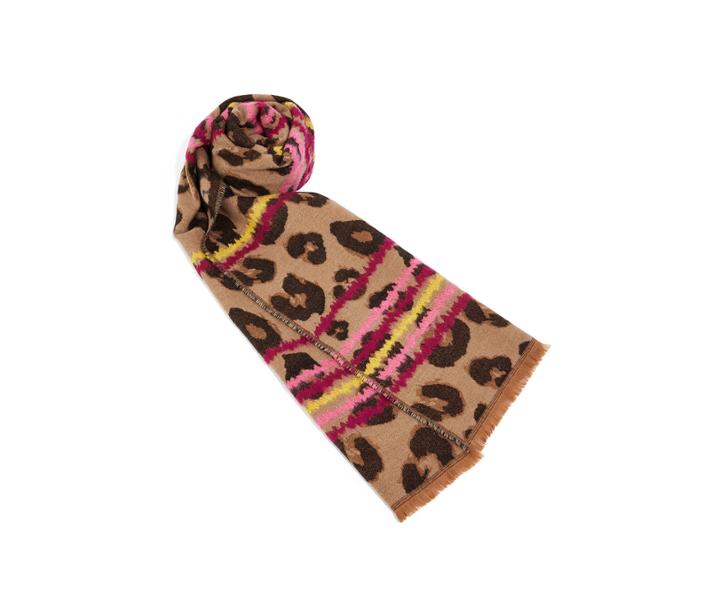 Oasis Colour Pop Leopard Scarf