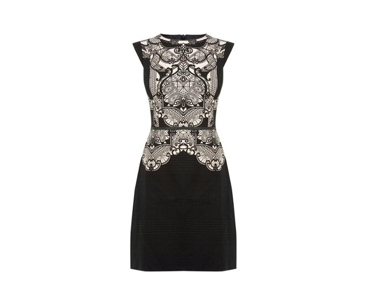 Oasis Deco Lace Print Dress