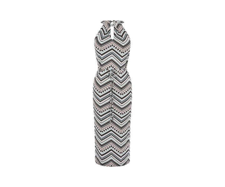 Oasis Printed Halter Dress