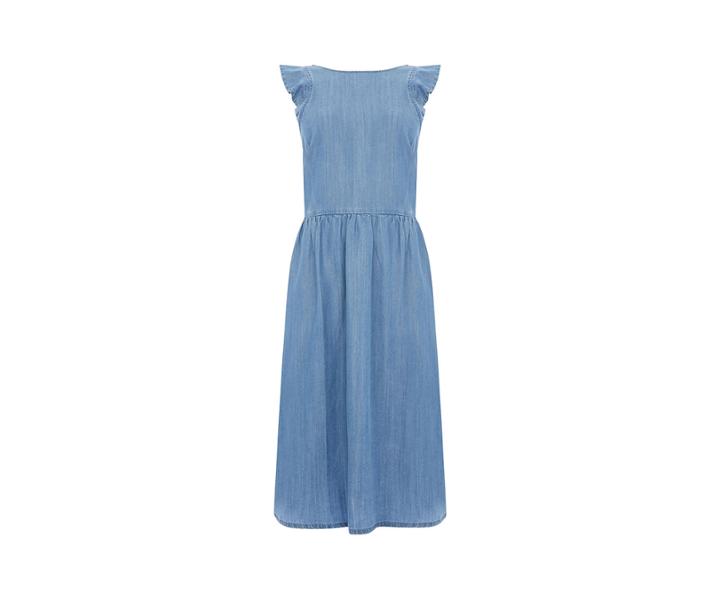 Oasis Ruffle Midi Dress