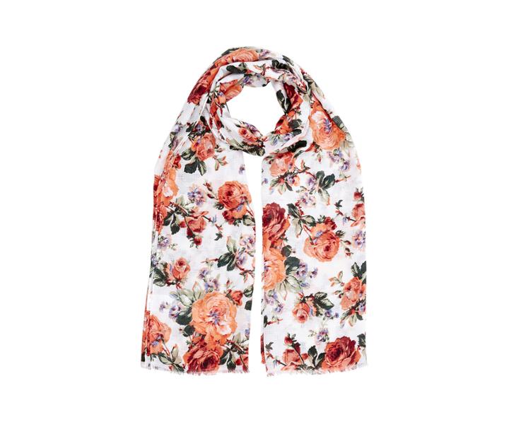 Oasis Floral Bloom Print Scarf