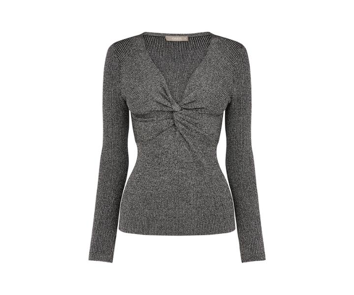 Oasis Jay Front Knot Jumper