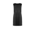 Oasis Patched Faux Leather Dress