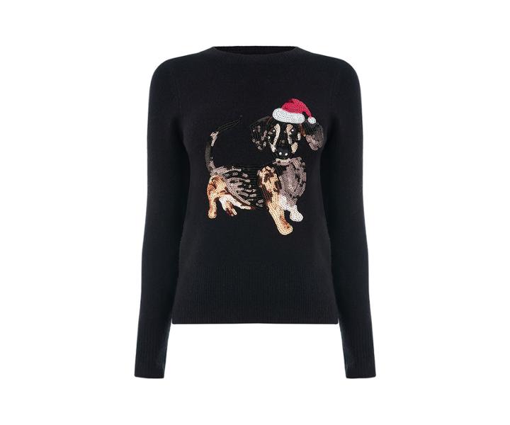 Oasis Dachshund Xmas Jumper