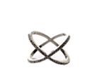 Oasis Diamante Criss Cross Ring