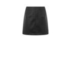 Oasis Curve Leather Look Mini Skirt