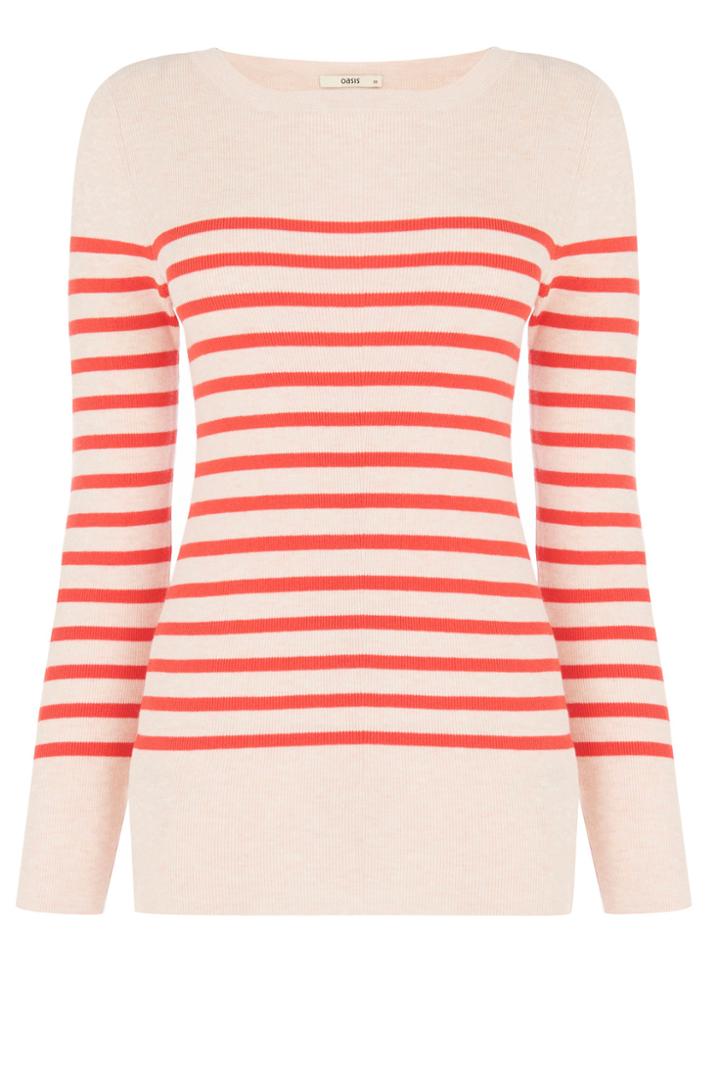 Oasis Stripe Bretton Jumper