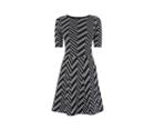Oasis Geo Print Jacquard Dress