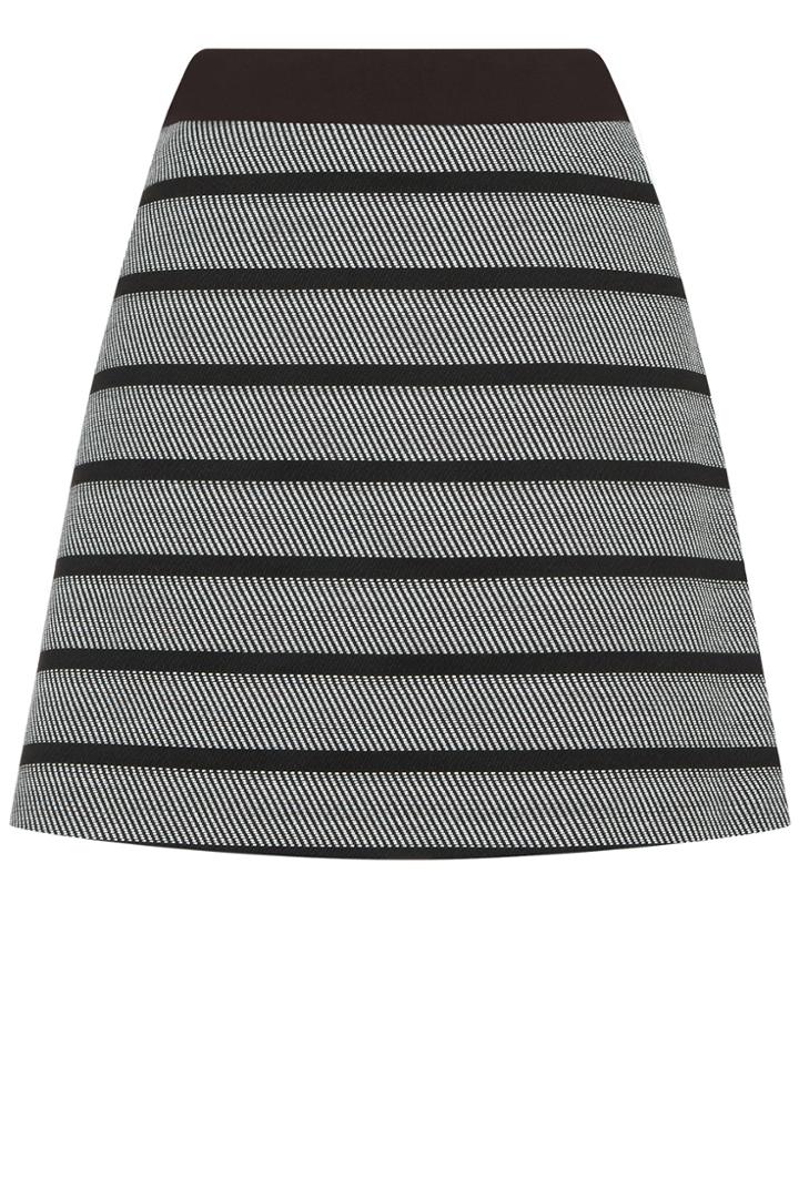 Oasis Stripe Poppy Skirt Petite
