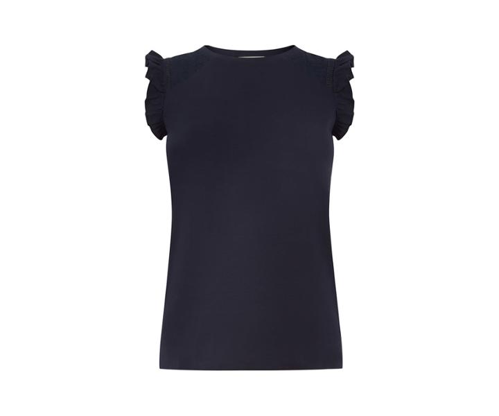 Oasis Broderie Slub Shell