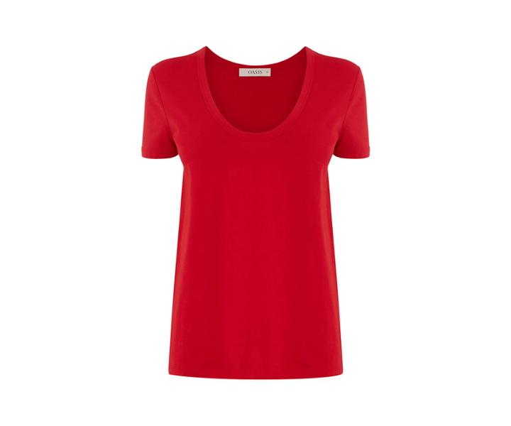 Oasis Soft V-neck T-shirt