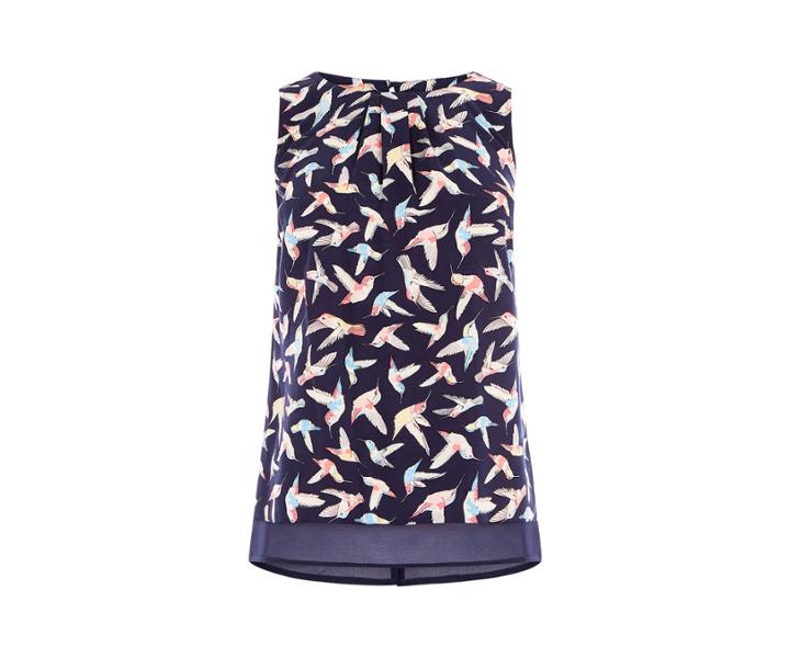Oasis Hummingbird Shell Top