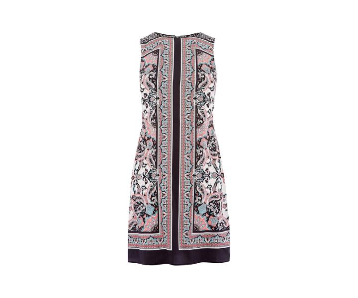 Oasis Scarf Print Viscose Shift