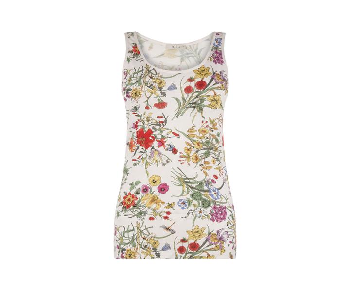 Oasis Azelea Print Vest