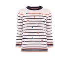 Oasis Hannah Heart Stripe Jumper