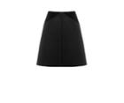 Oasis Patched Faux Leather Skirt