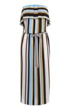 Oasis Stripe Bardot Dress