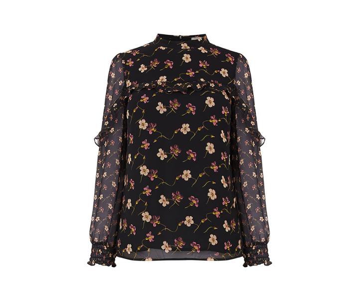 Oasis Frieda Floral Patched Top