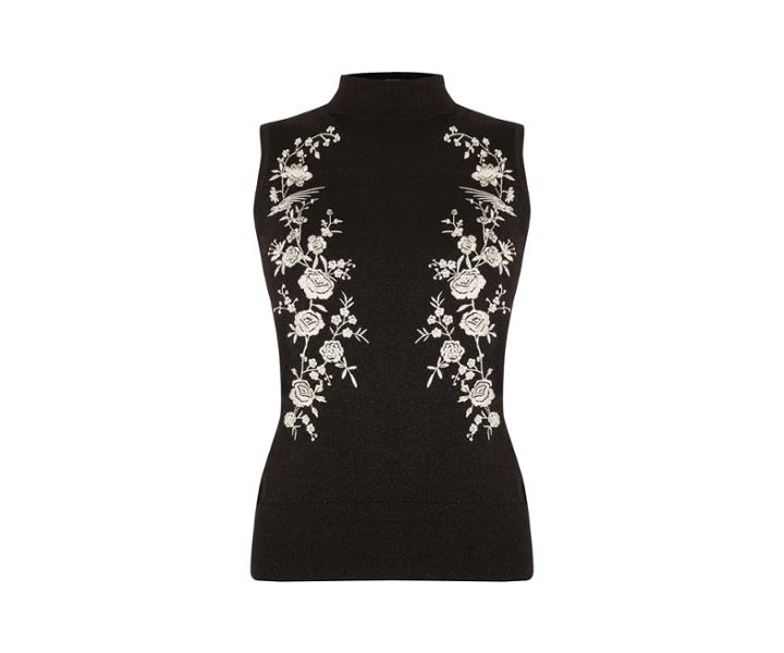 Oasis Osaka Embroidered Top