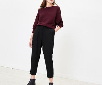 Oasis Relaxed Peg Trousers