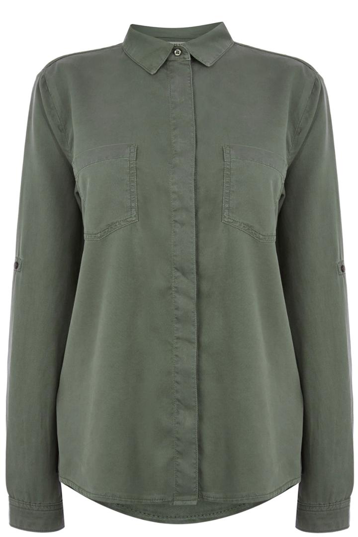 Oasis Tori Soft Khaki Shirt
