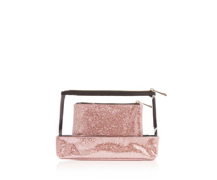 Oasis Glitter Wash Bag