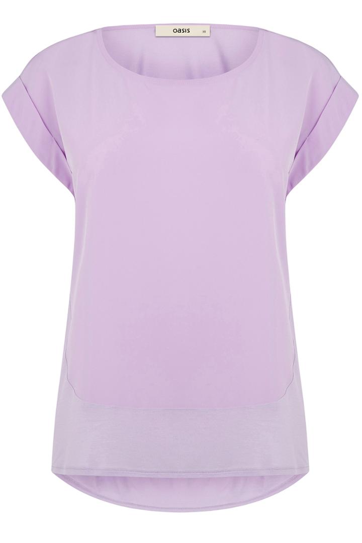 Oasis Woven Mix T-shirt