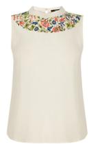 Oasis Embroidered Trim Top