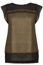 Oasis Metallic Insert T-shirt