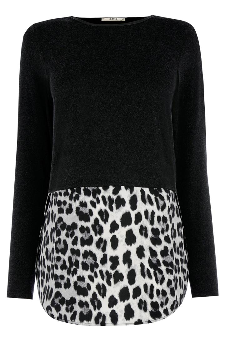 Oasis Animal Hem Top