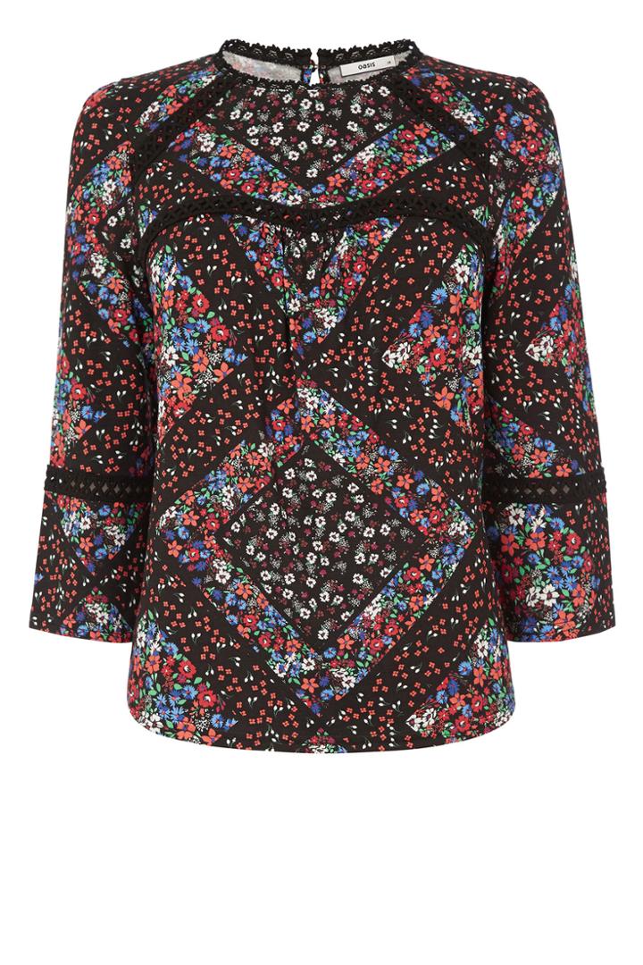 Oasis St Germain Printed Blouse
