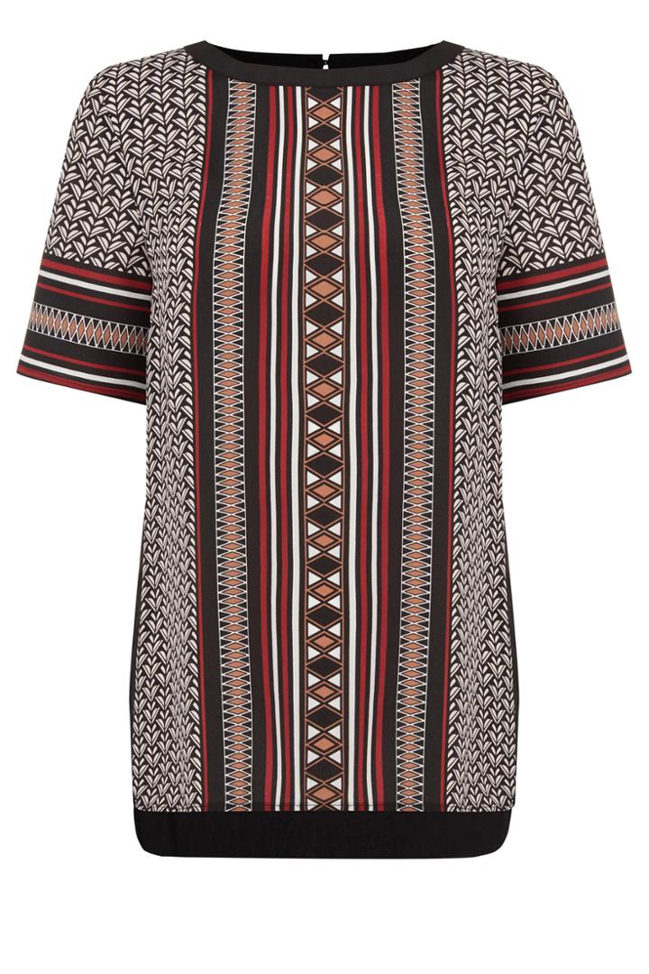 Oasis Tribal Woven Front Top