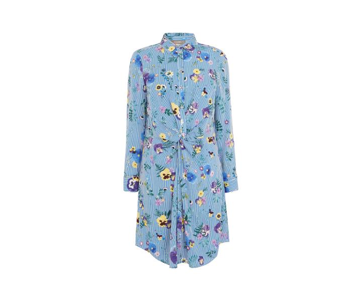 Oasis Pressed Flower Shirt Dress
