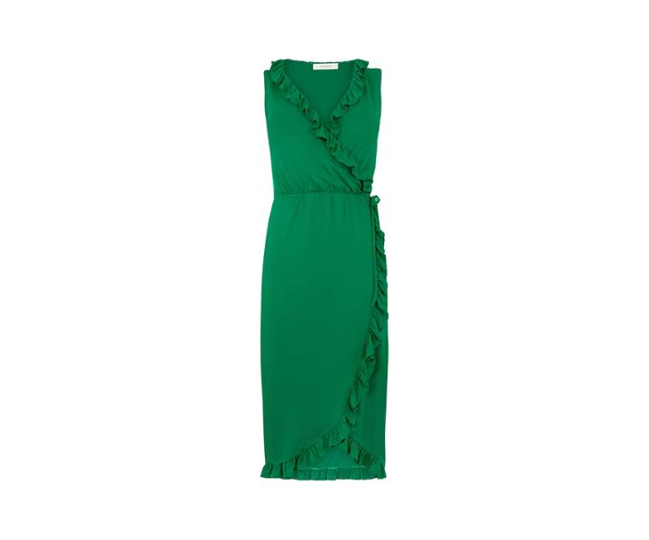 Oasis Frill Wrap Midi Dress