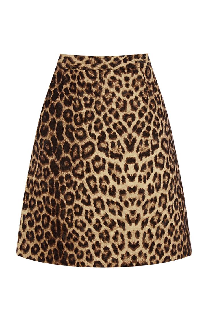 Oasis Leopard Skirt