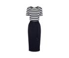 Oasis Stripe 2 For Pleated Dress