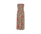 Oasis Coral Rose Bandeau Dress