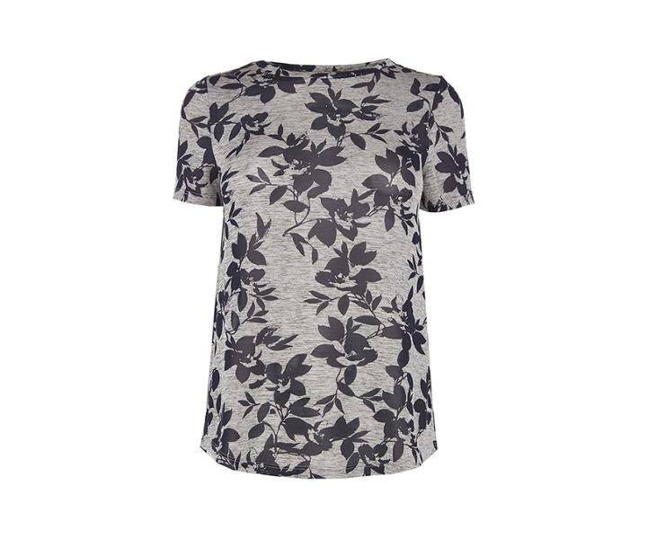 Oasis Spring Shadow Floral Tee